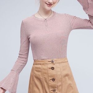 RO & DE by Anthropologie | Bell-Sleeve Top